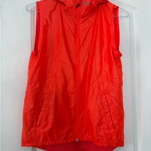 Under Armour Bright Orange Hooded Tank Jacket